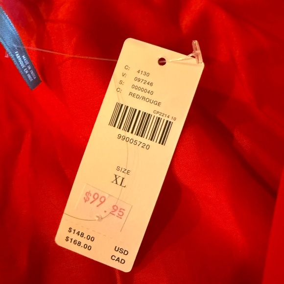 Anthropologie Red Mini Dress XL NWT - Picture 4 of 4